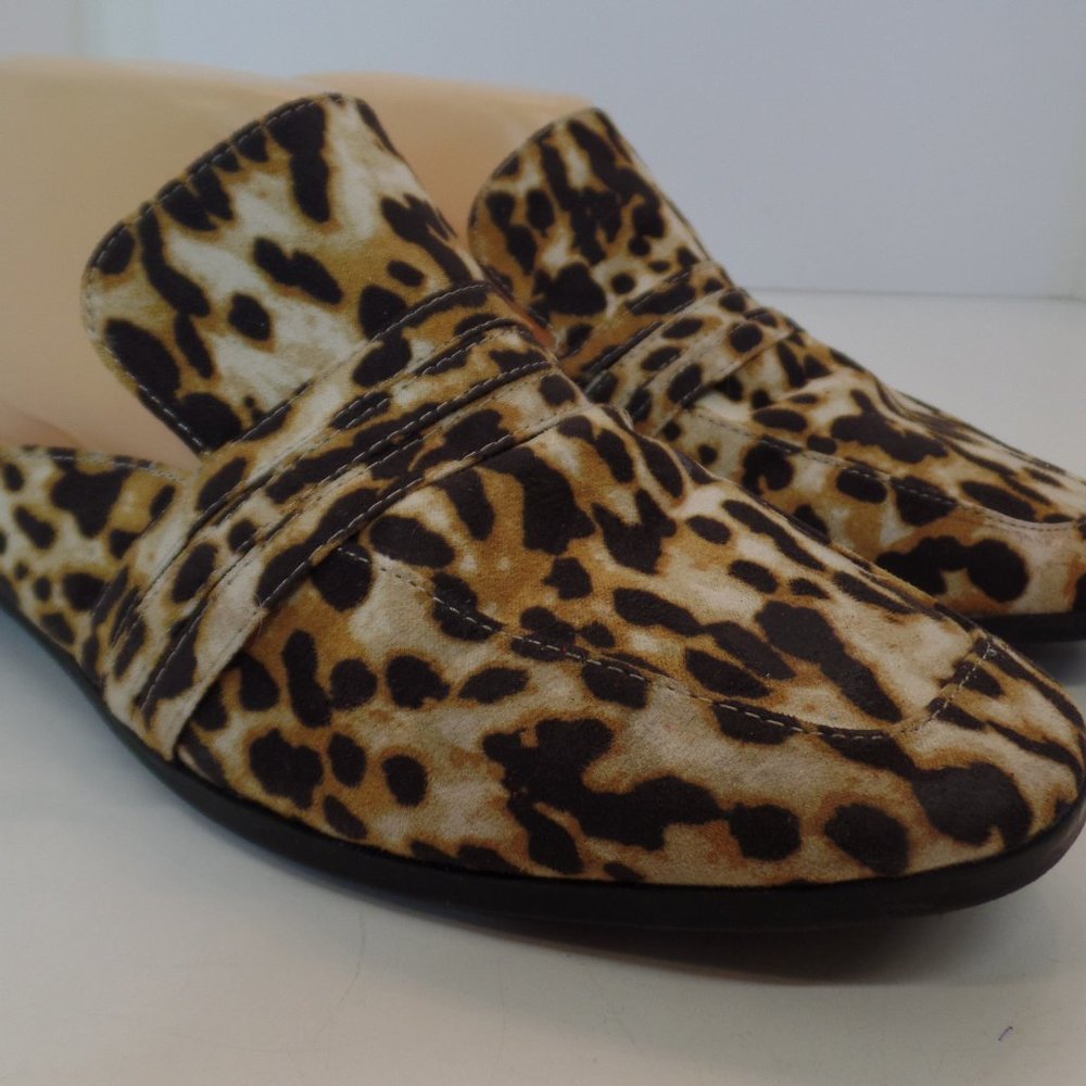 Cato Casual Multi Color Animal Print Slip On Mules Sz 9 Man Made Materials - Picture 1 of 10